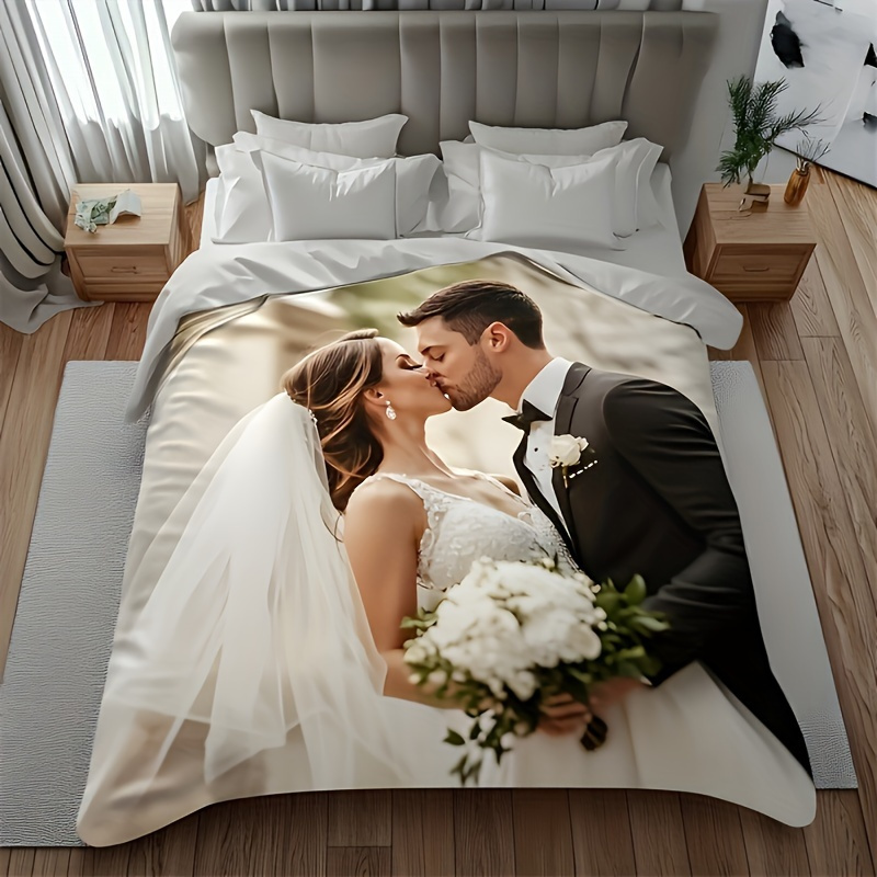 Custom Photo Blanket - Perfect Gift for Couples and Special Occasions